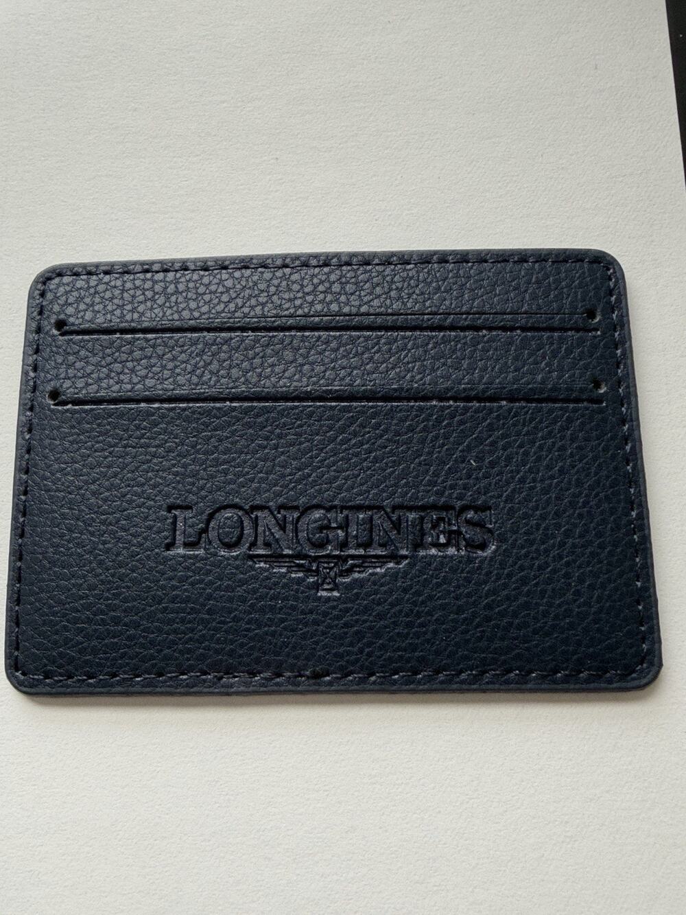 LONGINES Leather Watch Wallet Card Holder